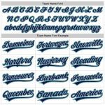Custom Team Golf Polo Shirt Personalized White Navy Gray Teal Performance with Name and Number Personalized White Navy Gray-Teal