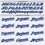 Custom Mesh Baseball Jersey - Personalized Throwback Design with Name and Number in White, Navy, Light Blue Personalized
