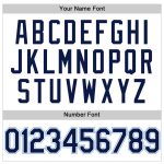 Custom Team Name Number White Navy Light Blue Golf Polo Shirt Performance Vapor Personalized White Navy-Light Blue Performance
