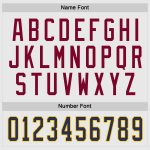 Custom Name and Number Personalized Hockey Jersey - White Navy Maroon Team Jersey Personalized White Navy-Maroon Hockey Jersey