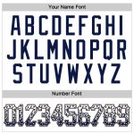 Custom Name & Number Authentic Drift Fashion Baseball Jersey - Personalized White & Navy-Old Gold Team Gear Personalized