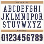 Customizable Authentic Basketball Jersey with Personalized Name and Number - White Navy-Old Gold Throwback Style Personalized