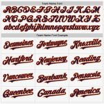 Personalized Authentic Sleeveless Baseball Jersey - White Navy Orange Design Personalized White Navy-Orange Authentic Sleeveless