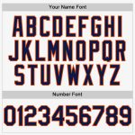 Personalized Authentic Sleeveless Baseball Jersey - White Navy Orange Design Personalized White Navy-Orange Authentic Sleeveless