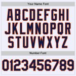 Custom Mesh Baseball Jersey with Personalized Name and Number - White Navy-Orange Authentic Throwback Team Apparel Personalized