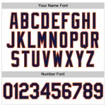 Custom Name Number White Navy-Orange Performance Vapor Golf Polo Shirt Personalized Team Apparel Personalized White Navy-Orange