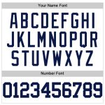 Custom Personalized Baseball Jersey - Authentic Sleeveless White Navy Pinstripe with Gray Team Name and Number Personalized