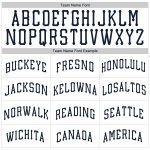 Custom Name and Number Personalized Authentic Baseball Jersey - White Navy Pinstripe Design Personalized White Navy Pinstripe