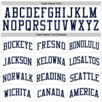 Custom Personalized Basketball Jersey - White Navy Pinstripe with Custom Name & Number Personalized White Navy Pinstripe