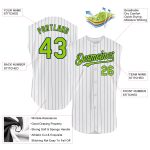 Custom Name and Number Personalized Navy Pinstripe Sleeveless Baseball Jersey - Authentic White Team Jersey Personalized