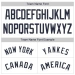 Custom Name and Number Personalized Navy and White Pinstripe Baseball Jersey - Team Apparel Personalized White Navy Pinstripe