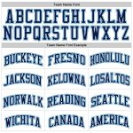 Custom Name and Number Basketball Jersey - Personalized Navy Blue White Pinstripe Authentic Team Gear Personalized White