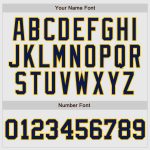 Customizable Navy Gold Pinstripe Baseball Jersey with Personalized Name & Number - Authentic Raglan Sleeves Personalized