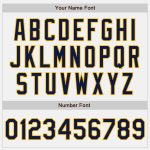 Personalized Custom Name Number Navy Gold Bomber Varsity Letterman Jacket White Navy Pinstripe Full-Snap Personalized White