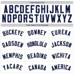 Customizable Navy Gray Pinstripe Baseball Jersey with Personalized Name & Number - Authentic Team Apparel Personalized White