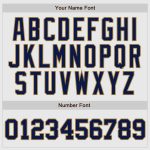 Custom Name Number Personalized Baseball Jersey White Navy Pinstripe Raglan Sleeves Authentic Team Old Gold Personalized