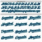 Customizable Baseball Jersey in White Navy Pinstripe with Neon Green - Authentic Sleeveless, Personalize Team Name & Number
