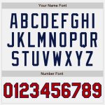 Custom Name and Number Personalized Red White Navy Pinstripe Baseball Jersey - Authentic Team Jersey Personalized White Navy
