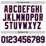 Personalized Authentic Sleeveless Baseball Jersey - White Navy Pinstripe Red Personalized White Navy Pinstripe Red Authentic