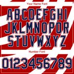 Custom American Flag Baseball Jersey with 3D Design - Personalized White Navy-Red with Name and Number Personalized White