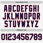 Personalized Authentic Sleeveless Baseball Jersey in White Navy-Red - Custom Sports Apparel Personalized White Navy-Red Authentic