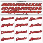 Personalized Authentic Basketball Jersey - White Navy Red Throwback Design Personalized White Navy-Red Authentic Throwback