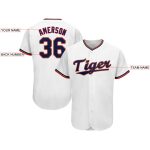 Custom Name Number Baseball Jersey - Personalized Red Navy White Team Jersey Personalized White Navy-Red Baseball Jersey