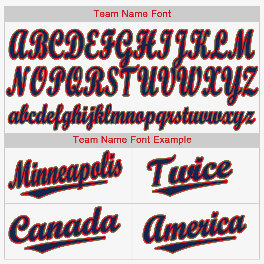 Personalized White Navy-Red Baseball Jersey Team Custom Name and Number Custom Name Number Baseball Jersey - Personalized Red Navy White Team Jersey Personalized White Navy-Red Baseball Jersey - Image 5