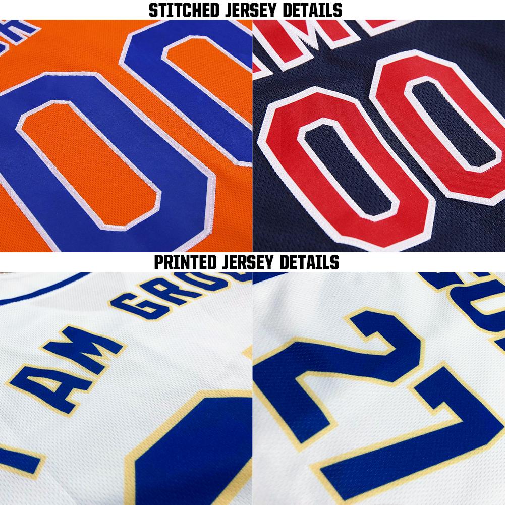 Personalized White Navy-Red Baseball Jersey Team Custom Name and Number Custom Name Number Baseball Jersey - Personalized Red Navy White Team Jersey Personalized White Navy-Red Baseball Jersey - Image 6