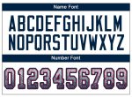 Custom Personalized Football Jersey - White Navy Red Mesh with Team Name and Number Personalized White Navy-Red Mesh Drift