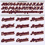 Custom Throwback Baseball Jersey - Personalized Team Name & Number - White Navy Red Gold Mesh Personalized White Navy Red-Old