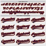 Customizable Unisex Softball Jersey with Name & Number - Two-Button Design in White, Navy, Red & Old Gold Personalized White