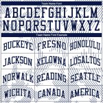 Custom Team Basketball Jersey with Personalized Name and Number - White Navy Round Neck Sublimation Suit Personalized White
