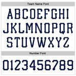 Custom Team Name and Number Personalized Snapback Hat - Adjustable White Navy Stitched Cap Personalized White Navy Stitched