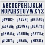 Custom Name and Number Personalized Baseball Jersey - Authentic White Navy-White Team Jersey Personalized White Navy-White