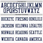 Custom Authentic Football Jersey - Personalized Navy White Mesh with Team Name & Number Personalized White Navy-White Mesh