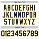 Custom Personalized Navy Yellow Performance Golf Polo Shirt with Name and Number - White Design Personalized White Navy-Yellow