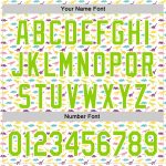 Personalized Dinosaur Baseball Jersey with Custom Name & Number, White Neon Green 3D Pattern Design, Authentic Team Apparel
