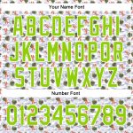 Custom Name and Number Baseball Jersey with 3D Lobster and Hawaii Palm Trees Design - Personalized White and Neon Green Personalized