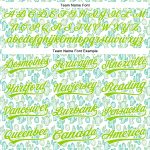 Custom Name and Number Authentic Baseball Jersey with 3D Neon Green Cactus Festival Pattern - Personalized Design Personalized