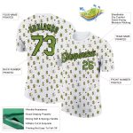 Custom Dollar Sign Money Theme Performance T-Shirt with 3D Green-Black Design, Personalized Name and Number Personalized