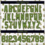 Custom Dollar Sign Money Theme Performance T-Shirt with 3D Green-Black Design, Personalized Name and Number Personalized