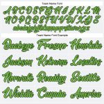 Custom Name Number Authentic Baseball Jersey - Personalized White Neon Green Black Personalized White Neon Green-Black Authentic