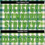 Personalized St. Patricks Day Baseball Jersey with Custom Name & Number, 3D Green Pattern Design, Authentic Style Personalized