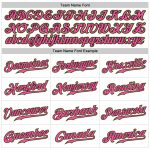 Custom Name Number Baseball Jersey Personalized Neon Green-Pink Authentic Team Personalized White Neon Green-Pink Authentic