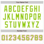 Custom Neon Green Pink Baseball Jersey with Personalized Name and Number - Authentic Raglan Sleeves Personalized White Neon