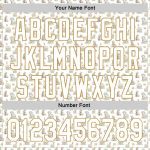 Custom Name and Number Animal Rabbit Sheep Chicken Duck 3D Pattern Baseball Jersey - Personalized White Old Gold Team Apparel