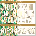 Custom Name and Number Unisex Softball Jersey with 3D Pattern Zebras and Giraffes - Personalized White Old Gold Design Personalized