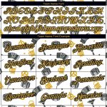 Custom Name and Number Oktoberfest T-Shirt for Beer Lovers, Personalized 3D Pattern Design in White, Old Gold, Black Personalized