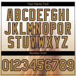 Personalized Jesus Christ Baseball Jersey with Custom Name and Number, White Old Gold-Black 3D Pattern Design Personalized